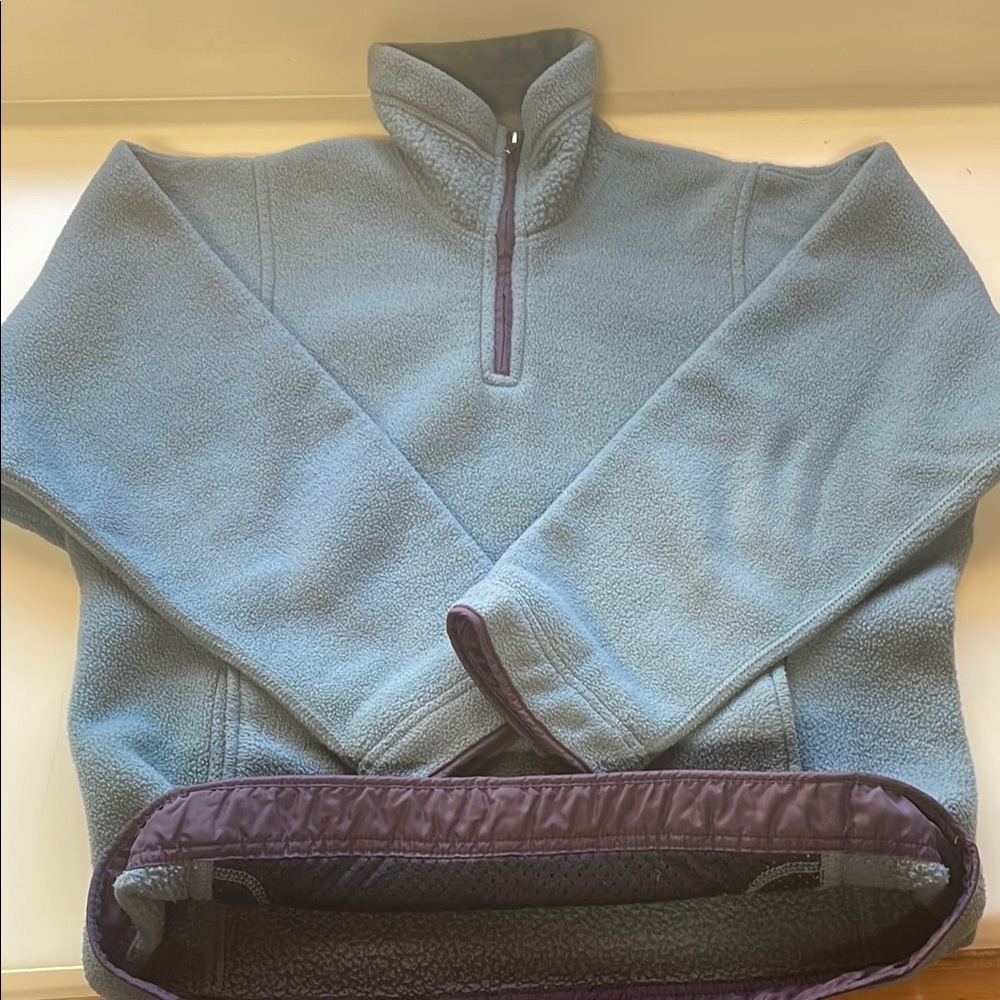 Patagonia Women's Blue Quarter-Zip Sweater
